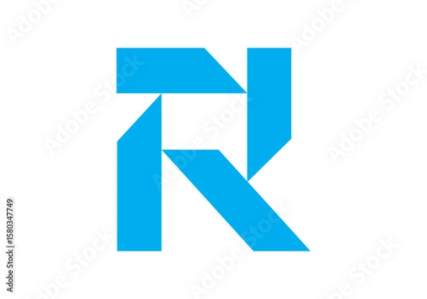 Obraz letter r logo design 