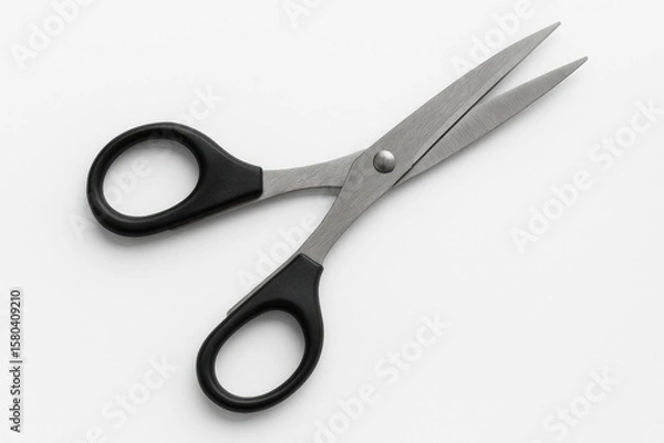 Fototapeta Rust-resistant cutting scissors for precision tasks
