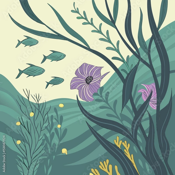 Obraz Underwater serenity