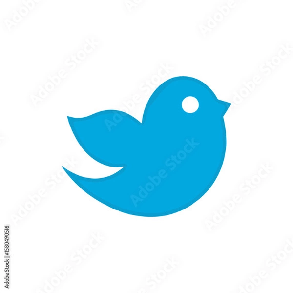 Fototapeta Twitter symbol