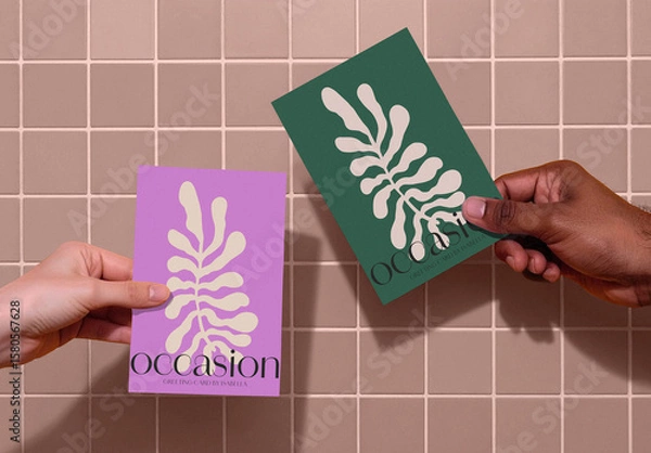 Obraz Greeting Card Mockup
