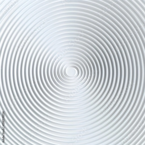 Fototapeta Abstract white circle pattern background texture design modern concentric ripples art