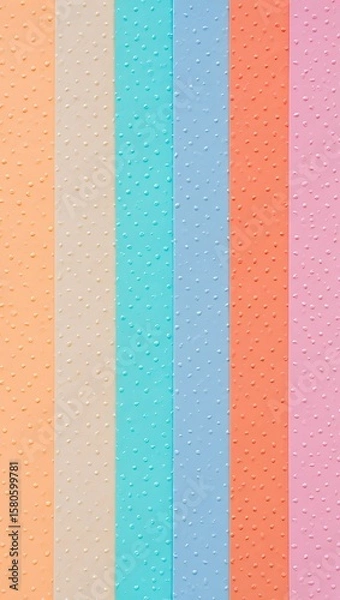 Fototapeta Pastel colors textured paper background for scrapbooking craft and design projects use