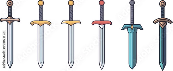 Obraz Cartoon sword material