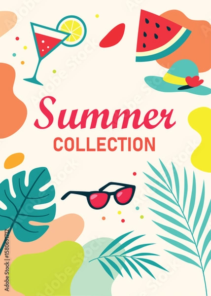 Fototapeta Summer collection