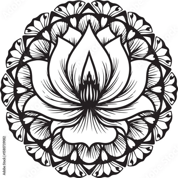 Obraz 
Vintage Floral Laser Cut Ornamental Frame Set