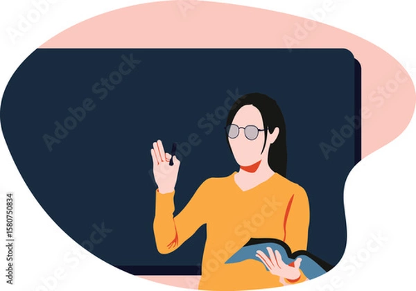 Obraz The Teacher teach on the class