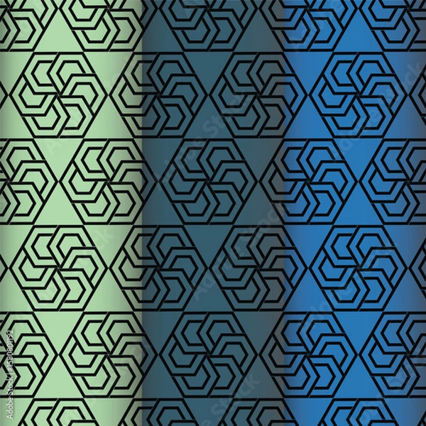 Fototapeta seamless pattern with floral pattern 