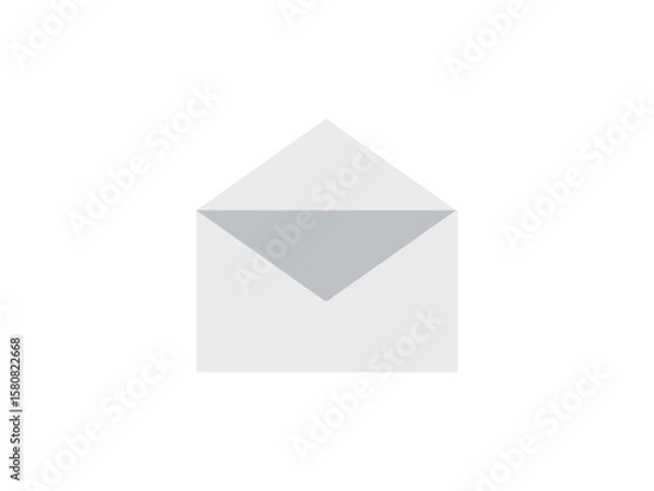 Obraz 開いたメールのアイコンのイラスト