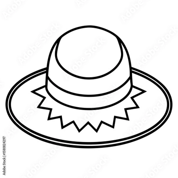 Obraz Sunhat Symbol