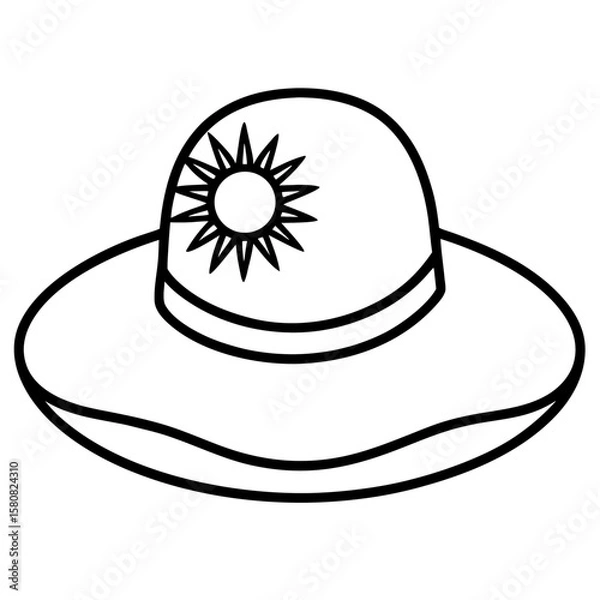 Obraz Sunhat Symbol