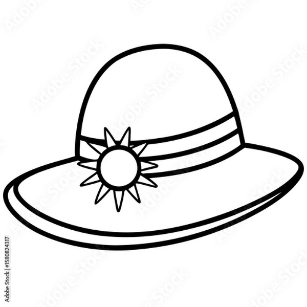 Obraz Sunhat Symbol