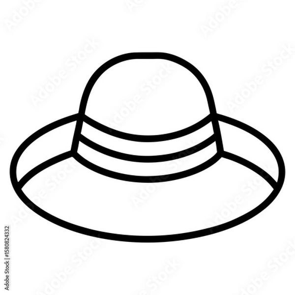 Obraz Sunhat Symbol