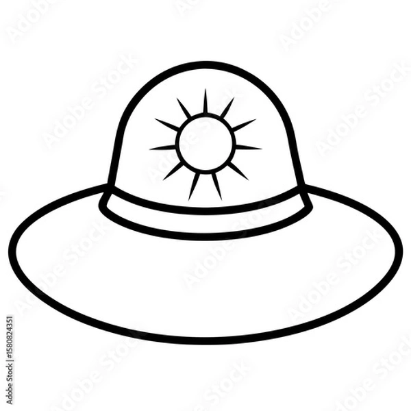 Obraz Sunhat Symbol