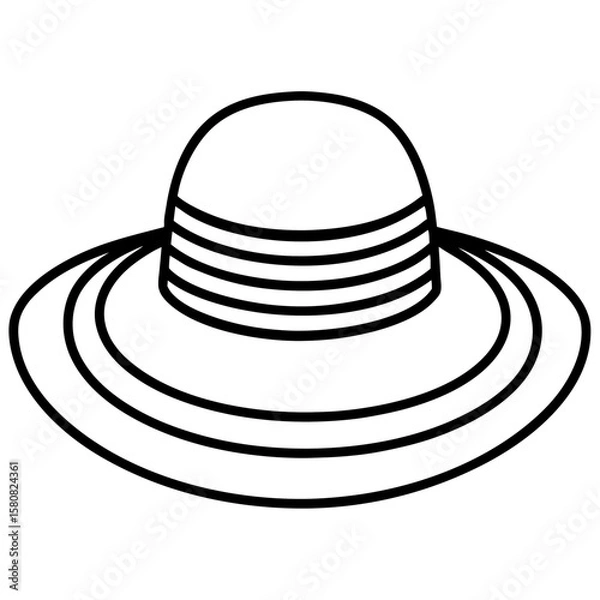 Obraz Sunhat Symbol
