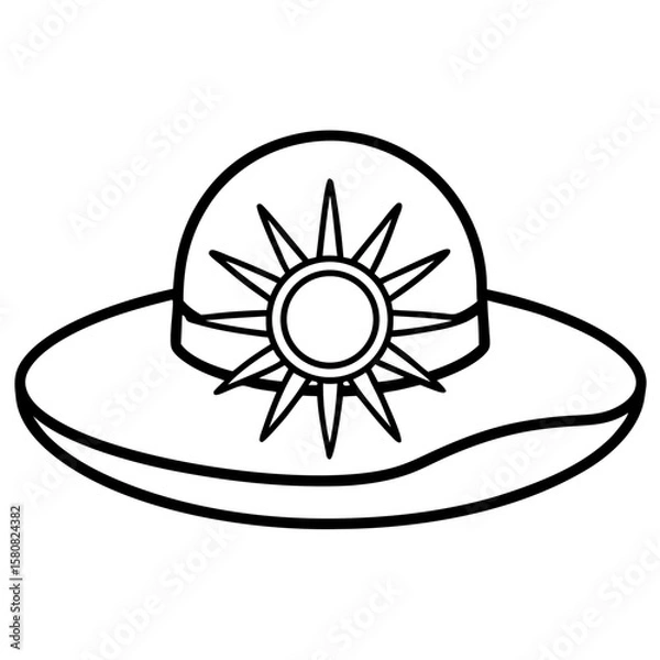 Obraz Sunhat Symbol