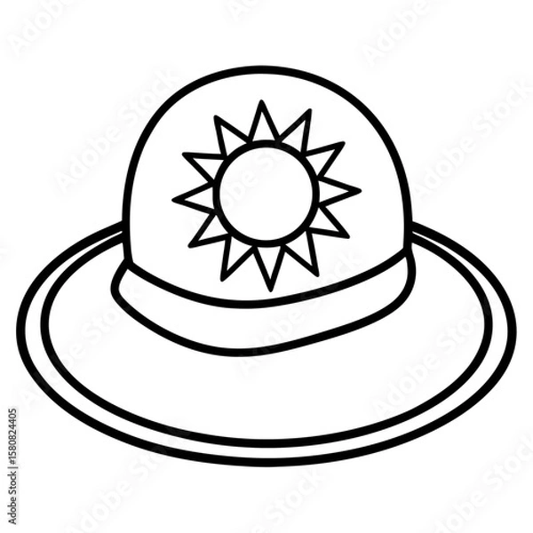 Obraz Sunhat Symbol