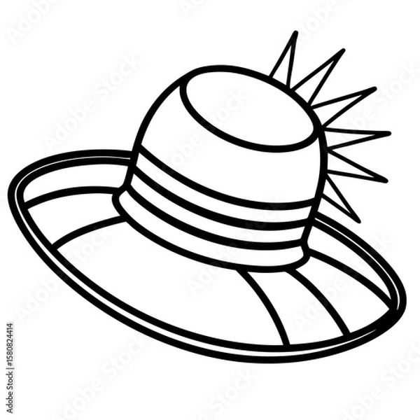 Obraz Sunhat Symbol