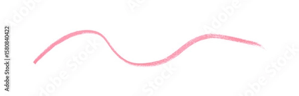 Obraz pencil strip lines stroke, brush stroke color line on transparent background for design in your work business concept.
