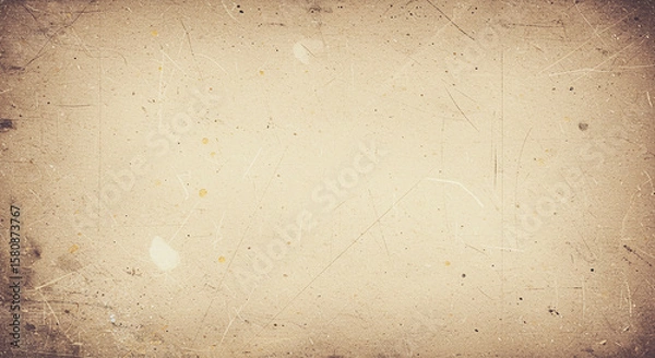 Fototapeta Dust and scratch overlay effect for photos. AI generated 