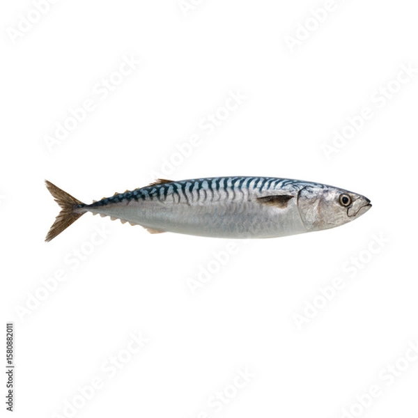 Obraz Isolated Fish on Transparent Background in Studio