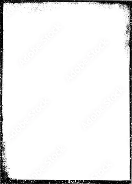 Fototapeta Large frame texture with a transparent background