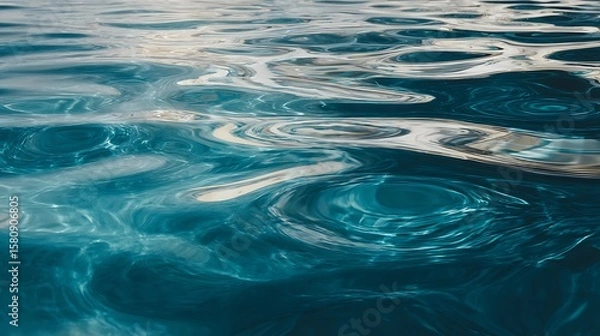 Obraz Blue Water Ripples