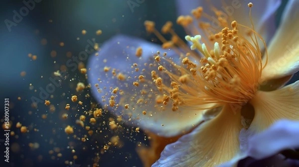 Obraz Flower with Pollen Close Up Shot