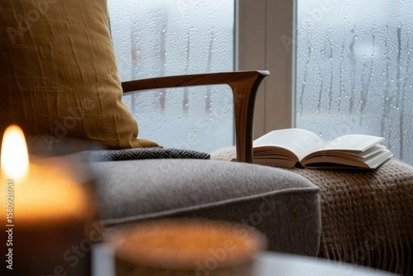 Obraz Rainy Day Reading Nook