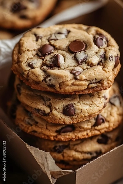Obraz chocolate chip cookies