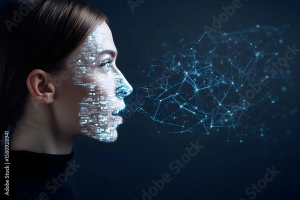 Fototapeta AI-Powered Speech and Language Processing