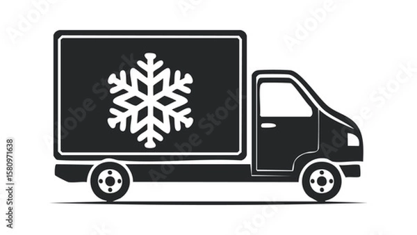 Fototapeta Set of vehicle silhouette icon vectors including cars, trucks, vans, buses, and transport icons in flat minimal style for automotive infographics, delivery apps, and travel illustrations

