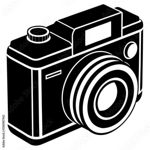 Obraz Camera   Vector AI Line Art for Creative Heritage and Cultural Projects