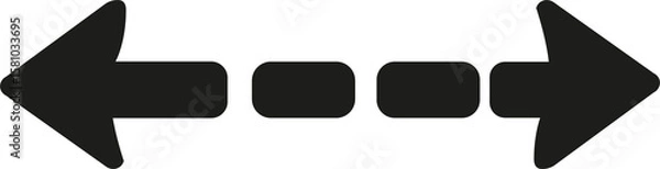 Fototapeta Double headed arrow 