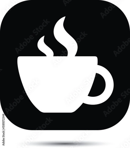 Obraz coffee cup logo design icon