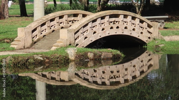 Obraz bridge in the park
