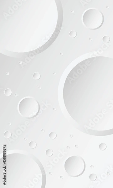 Obraz Background seamless pattern texture moon circle white gradient