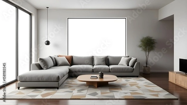 Fototapeta Living Room Interior Styling