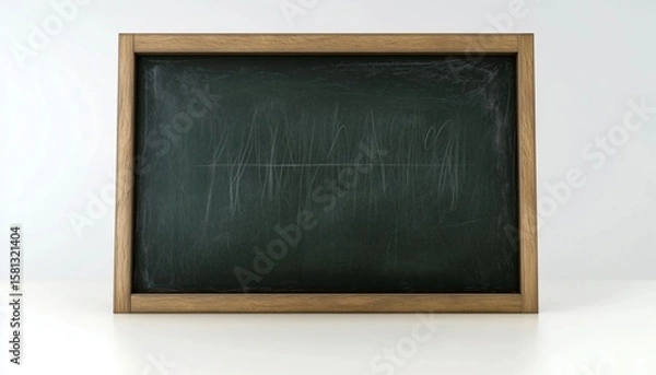 Fototapeta Reflecting On The Future: A Blackboard Reminder To Plan For Tomorrow, Starting Today