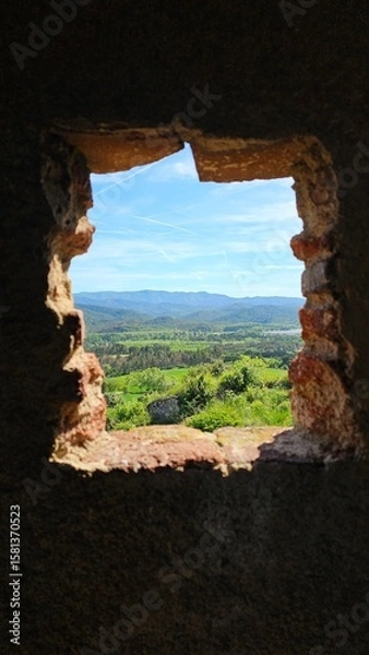 Fototapeta window in the cave