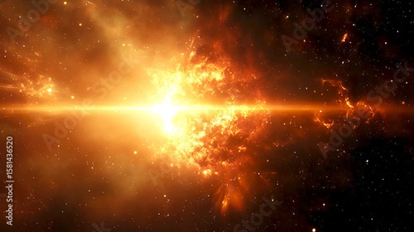 Obraz 宇宙空間での爆発のイメージ