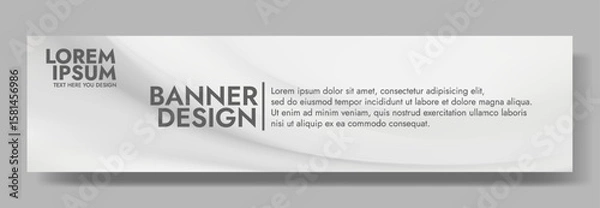 Fototapeta Modern minimalist banner design with a polished diamond background