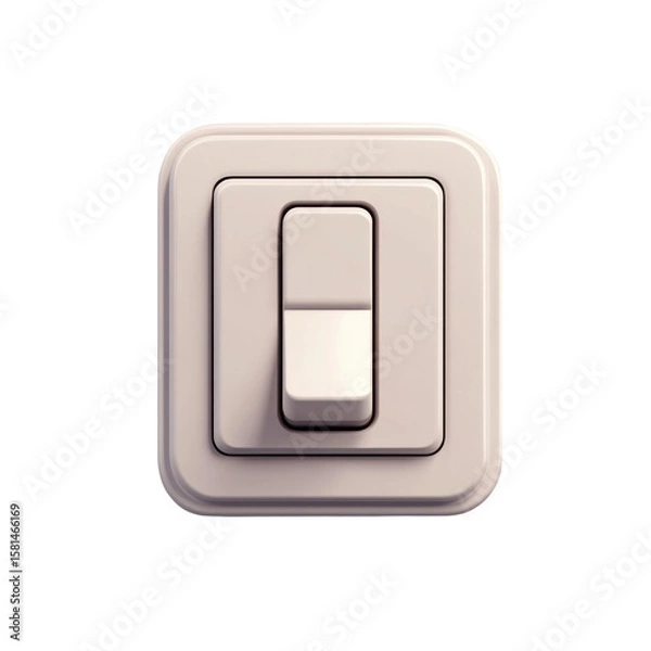 Obraz Beige light switch