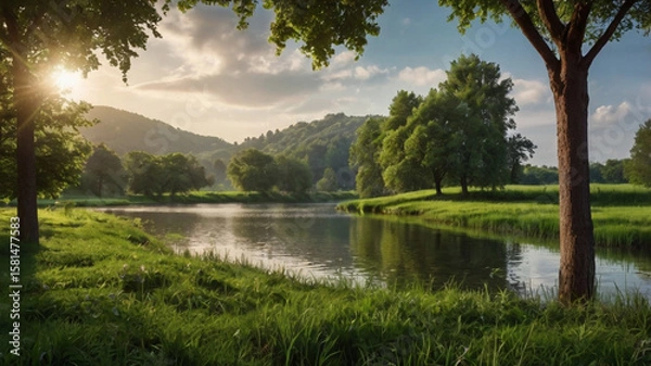 Fototapeta view panorama