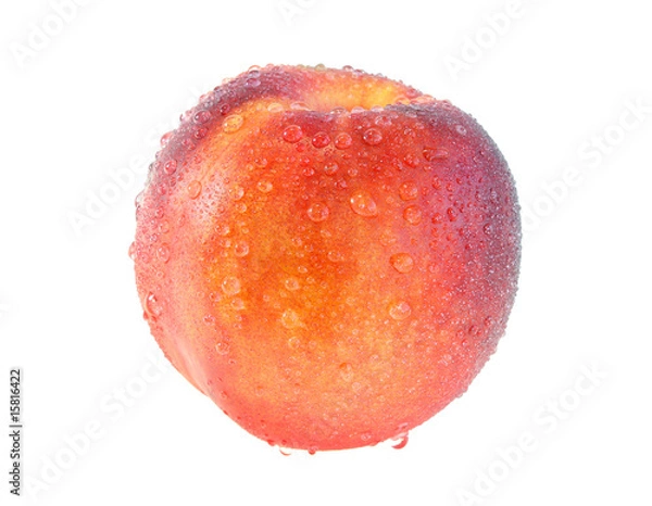 Obraz peach in water drops