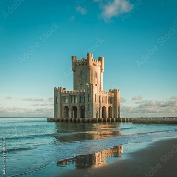 Obraz castle in the sea