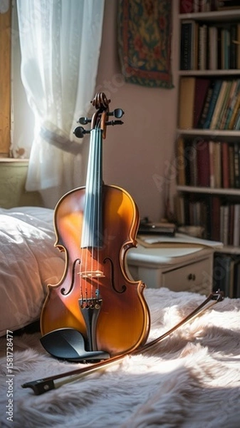 Obraz violin on the floor