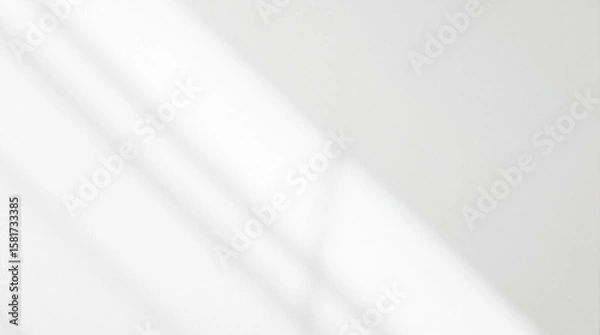 Obraz 光が射し込む白背景