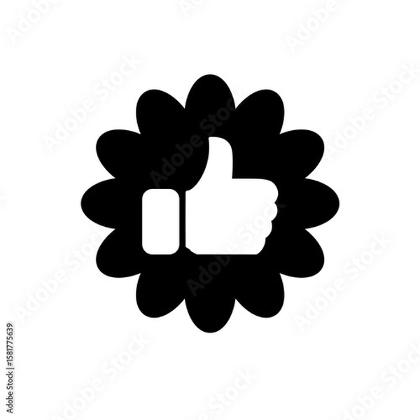 Obraz Thumbs up like icon