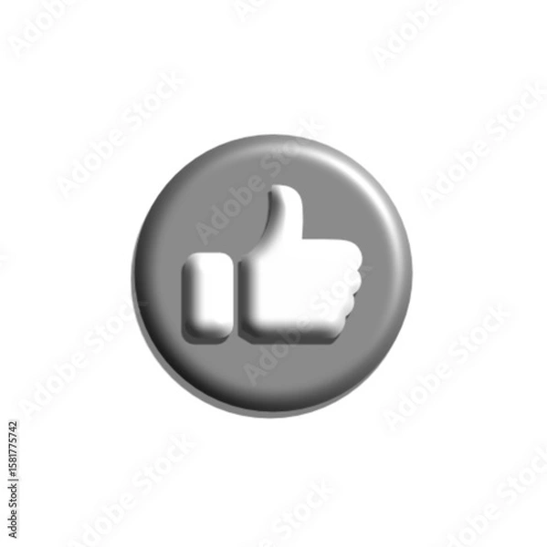 Fototapeta Thumbs up like icon